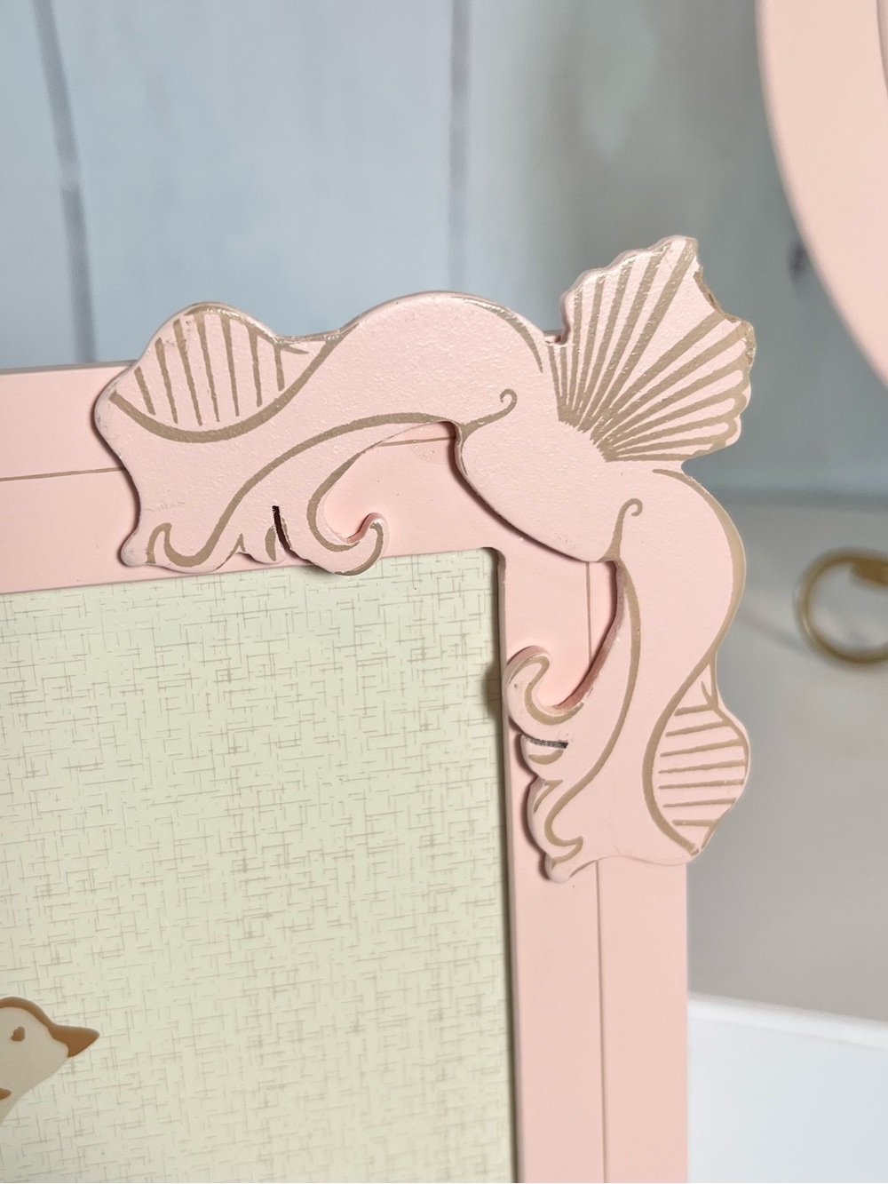 Lambs & Ivy Little Princess Nursery Wall Decor Set 3pc Pink Cream Bird Floral - Picture 10 of 11